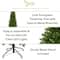 6ft. Pre-Lit Green Mountain Pine Artificial Christmas Tree, Clear LED Lights